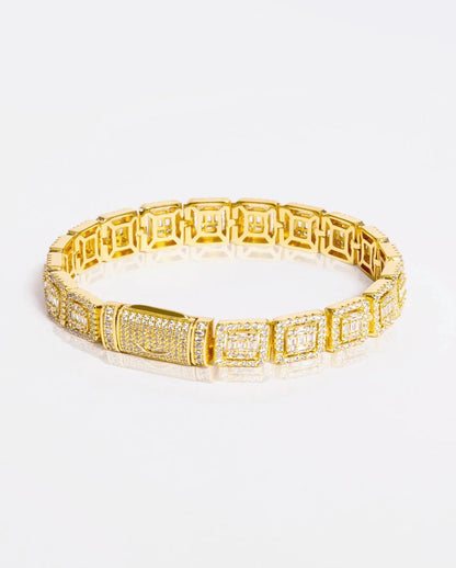 DOLAIR® 12mm Clustered Tennis Bracelet