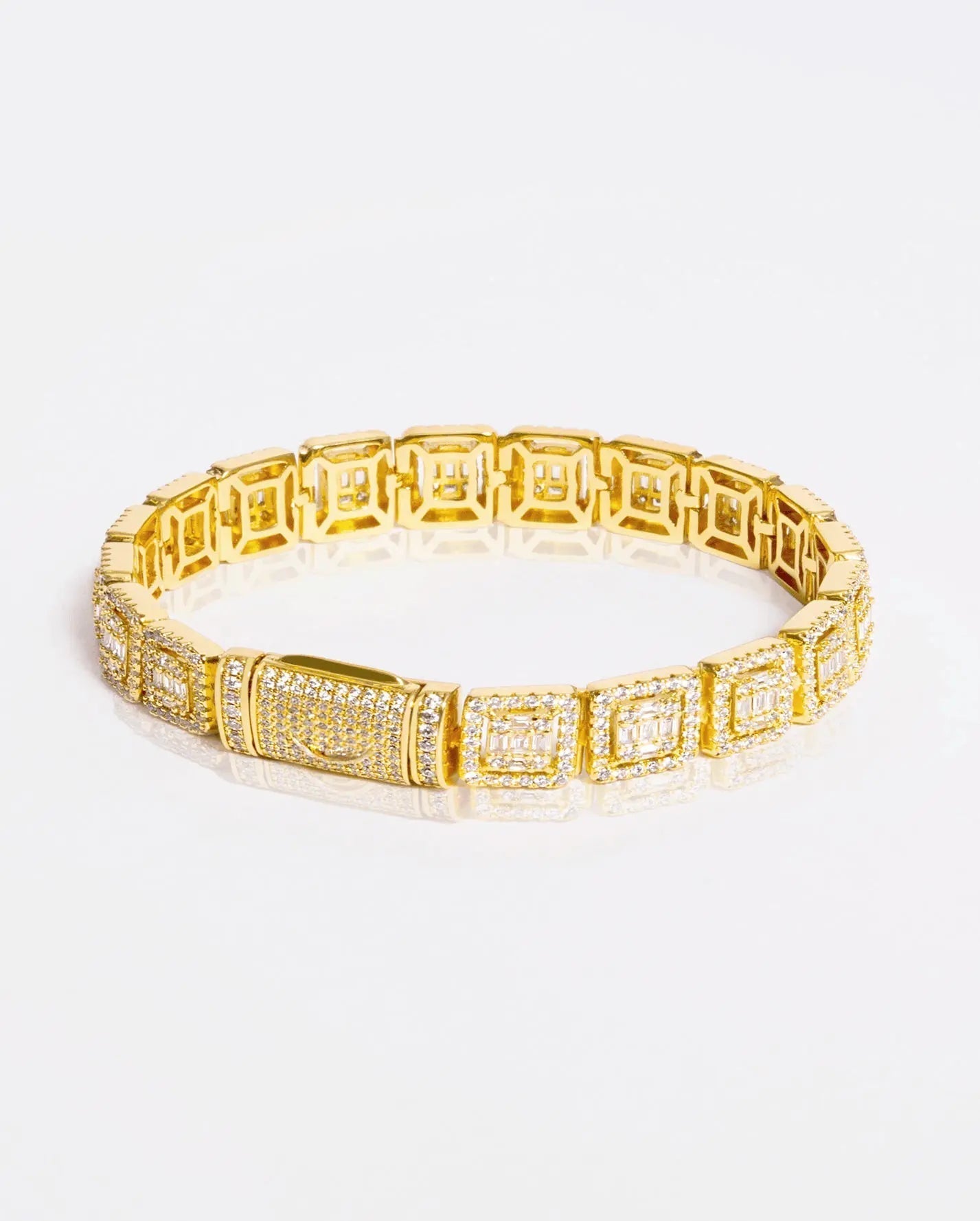 DOLAIR® 12mm Clustered Tennis Bracelet