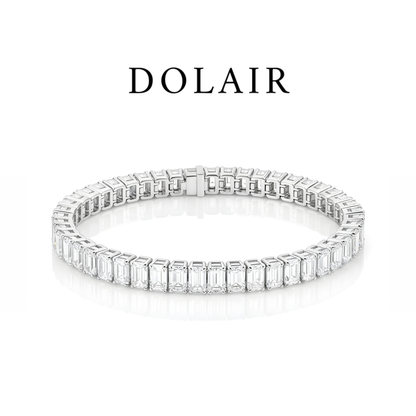 DOLAIR® Emerald Cut Tennis Bracelet