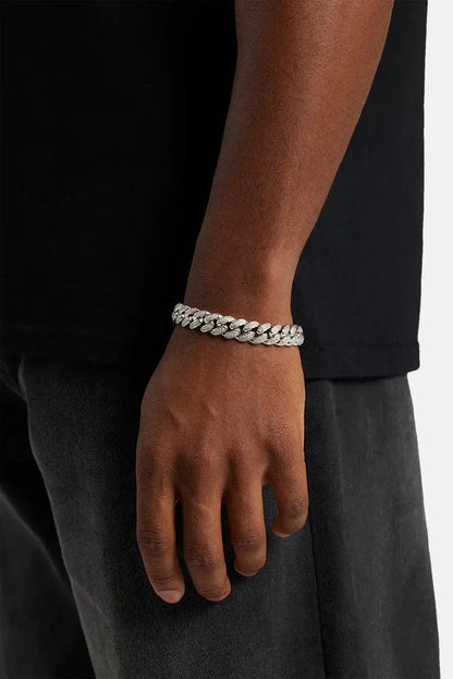DOLAIR® 12MM ICED CUBAN LINK BRACELET