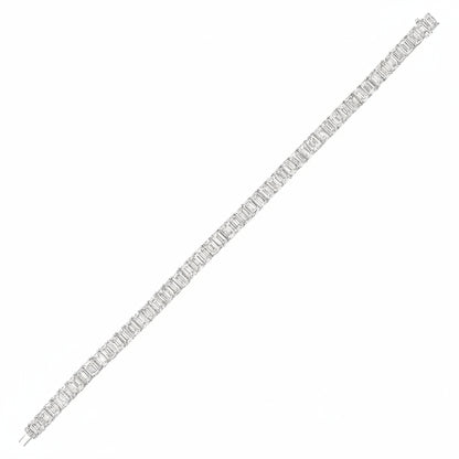 DOLAIR® Emerald Cut Tennis Bracelet
